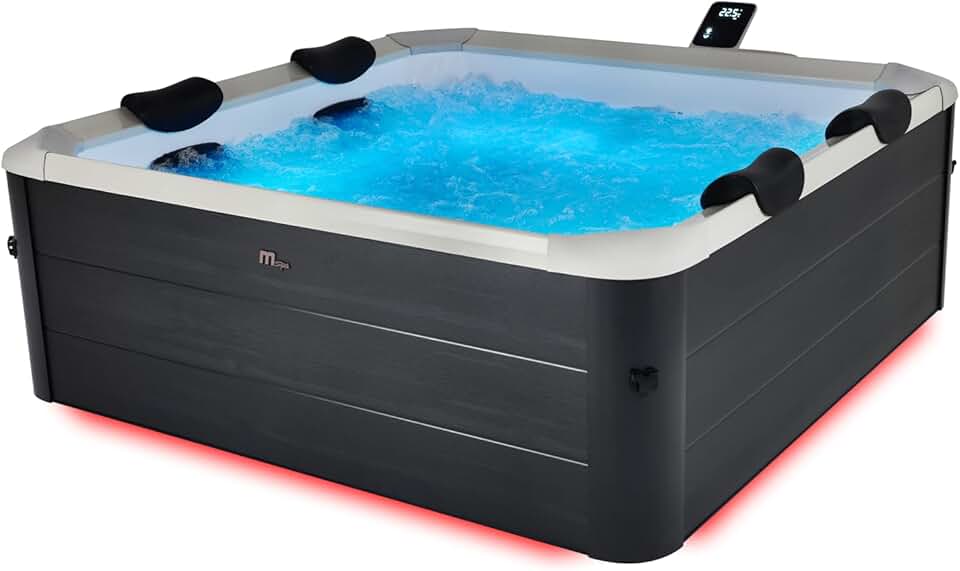 etezen - Oslo Aero Plus - 180 cm carré - 6 places, jets air/eau, 8 filtres inclus
