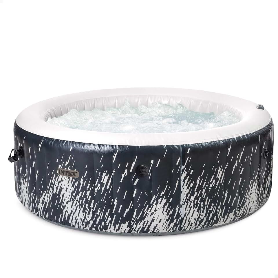 etezen - PureSpa Bubble Glow Deluxe - 196x71cm - 4 places, 140 jets, LED multicolore - 28494NP