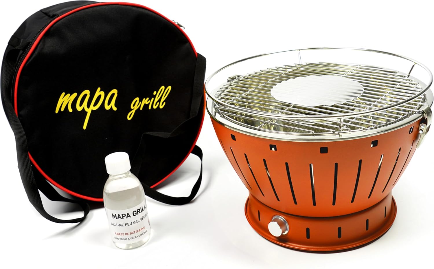 etezen - Barbecue portable sans fumée - 35cm diamètre - charbon de bois