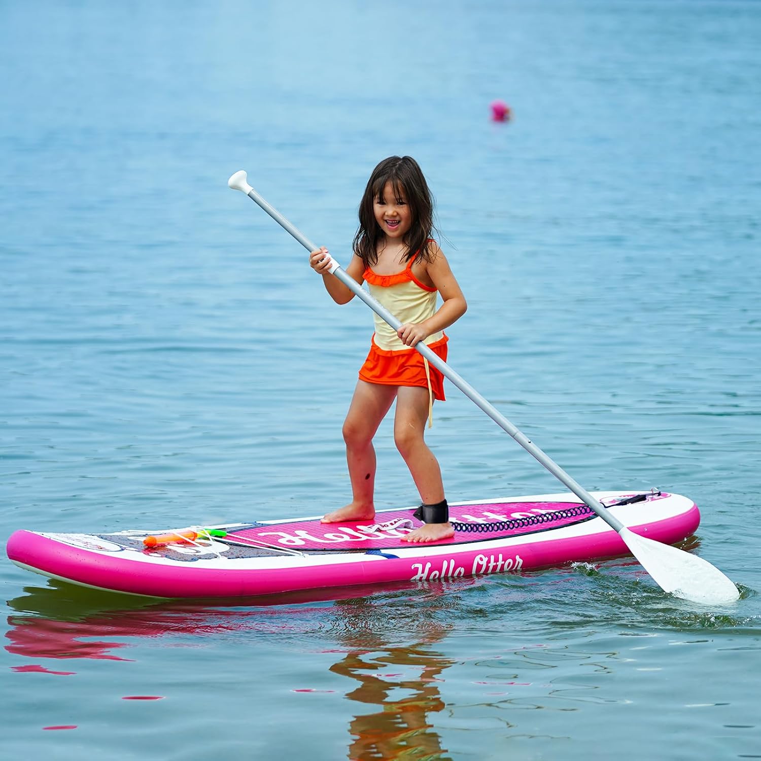 etezen Paddle Gonflable Adulte, Planche de Stand Up Paddle Gonflable, Sup Paddle Board Gonflable avec Accessoires Complets, Planche de Surf Paddle