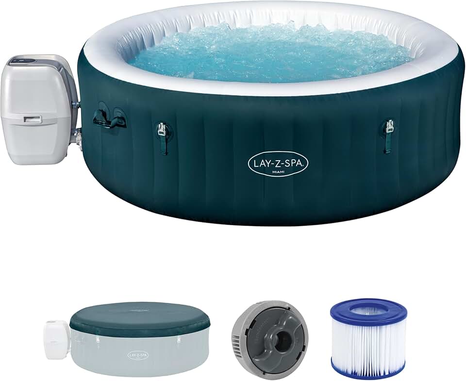etezen - Miami AirJet - 196x196x66 cm - spa gonflable 4-6 pers.