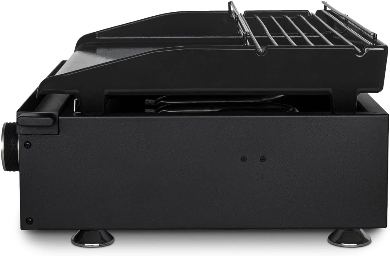 etezen - plancha gaz 2 brûleurs - acier inox, fonte, jusqu'à 350°C - PLX1022