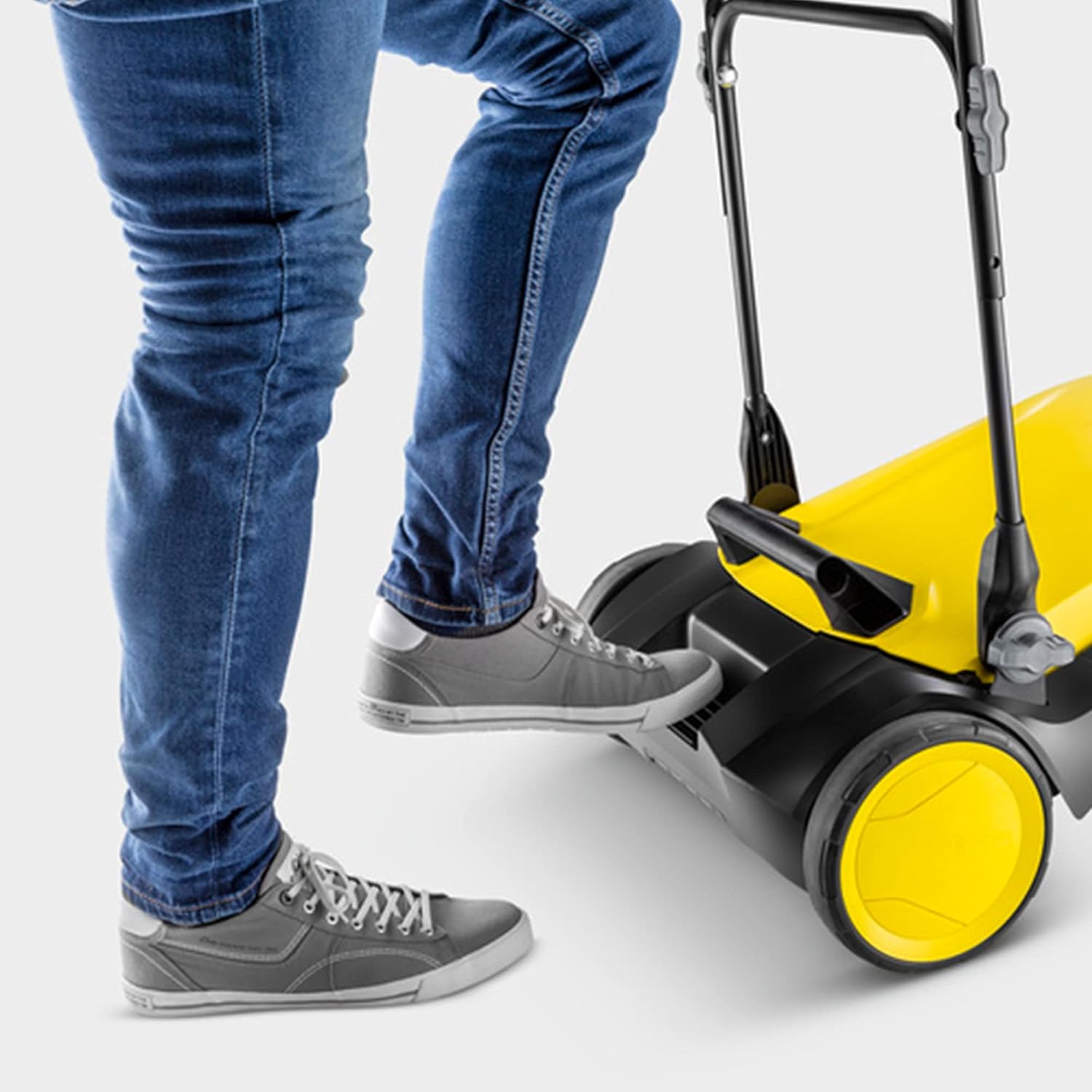 etezen - S 4 balai mécanique, 68cm, capacité 20L, noir/jaune - 1.766-360.0