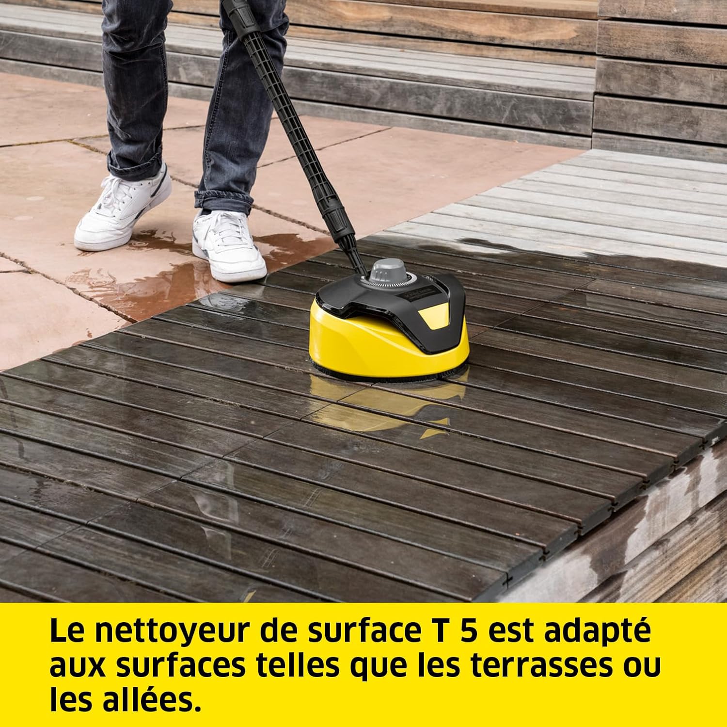etezen Nettoyeur Haute Pression K 4 Classic Home, Pression : Max. 130 Bar, Débit : 420 l/h, Surface : 30 m²/h, Filtre à Eau, Poids : 4,6kg, Pistolet Haute Pression, Rotabuse, Lance, Home Kit
