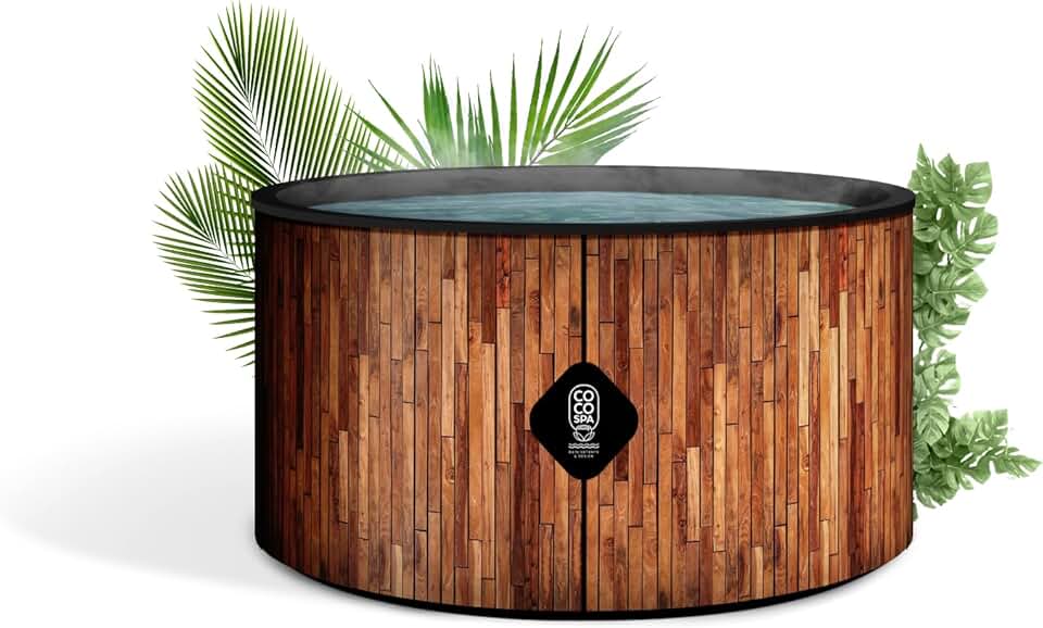 etezen Bali Spa Gonflable - 150 cm de diamètre - 800 litres - Moteur 2240 W - 2 à 4 Personnes - Massage 140 Jets