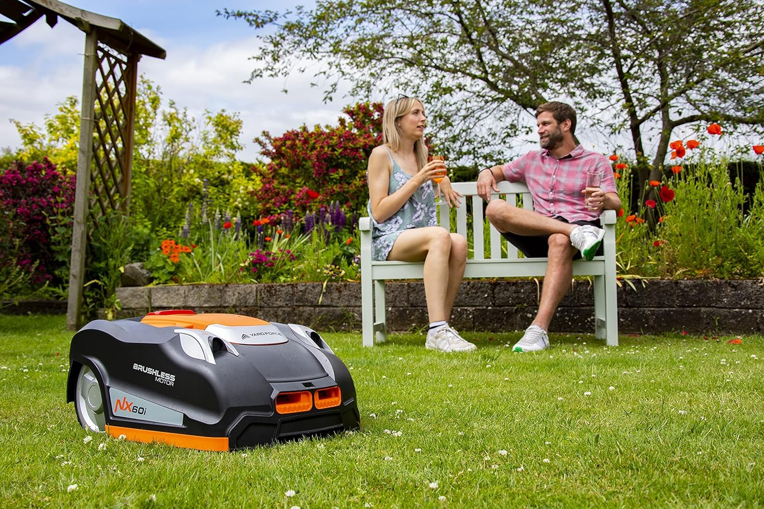 etezen - NX60i - robot tondeuse 600m², appli contrôle, capteurs ultrasons NX60i