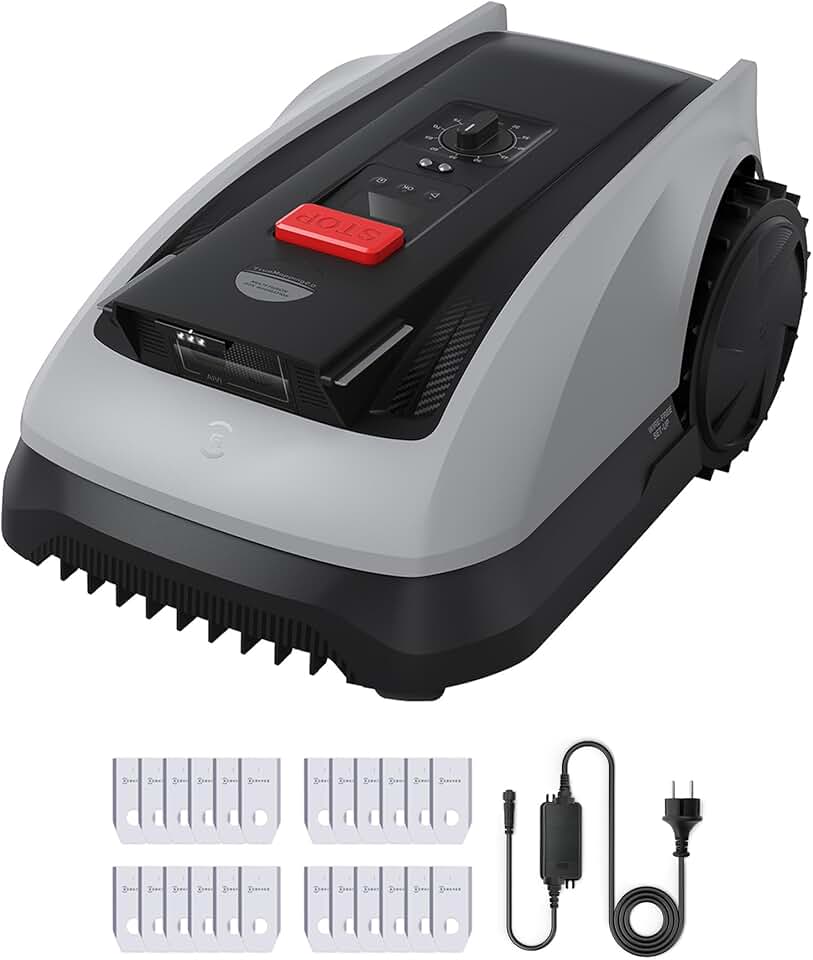 etezen - O600 RTK Care Kit - 600 m² - Robot tondeuse RTK, IA, appli
