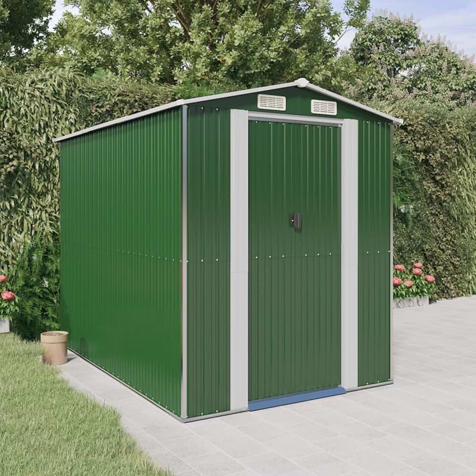 etezen Abri de Jardin Vert 192x274x223 cm Acier galvanisé,Abris de Jardin,Abri de Stockage pour Jardin,Abri d'outils de Jardin,Abris de Jardin,Abri de Stockage pour Jardin,Abri d'outils de Jardin