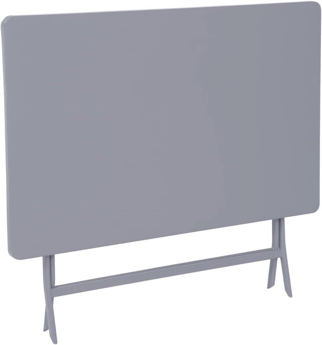 etezen - Greensboro - 4 places - table pliante acier antirouille, quartz