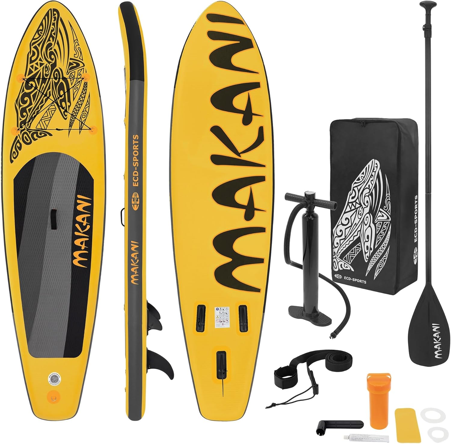 etezen - stand up paddle série gonflable - 305/308/320/380 cm - PVC, 120/150 kg, 10/15 cm épaisseur