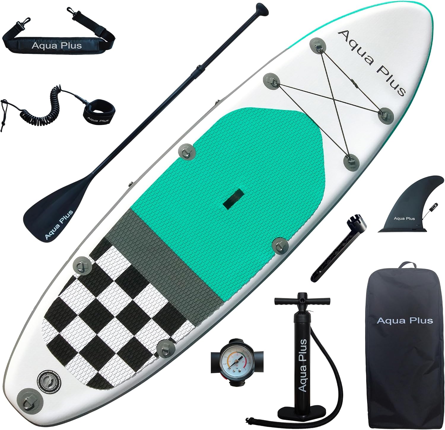 etezen Sup Gonflable de 15 cm d'épaisseur pour Tous Les Niveau x de compétence Planche à pagaie Debout, pagaie, Pompe, Sac à Dos de Voyage ISUP, Laisse, bandoulière, Jeune, Adulte