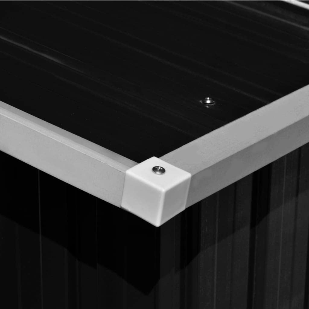 etezen Abri de Jardin 257x298x178 cm Métal Anthracite,Maison & Jardin, Pelouses & Jardins, Vie en extérieur, Structures extérieures, Cabanes & abris de Jardin, Anthracite (Poids 72.36KG)