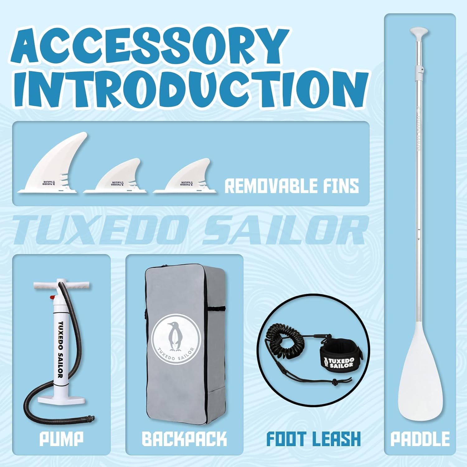etezen - SUP gonflable adulte 320cm - stable, kit complet