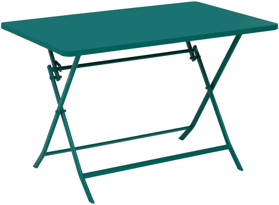etezen - Greensboro Opale - rectangulaire pliante 4 places - acier antirouille renforcé