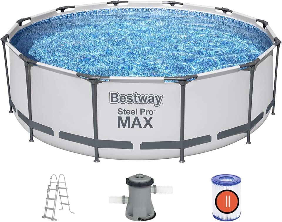 etezen - Steel Pro Max série - 3,66 x 1,00 m - kit piscine robuste