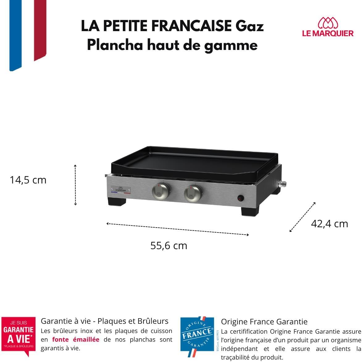 etezen - Plancha La Petite Francaise - gaz - 250