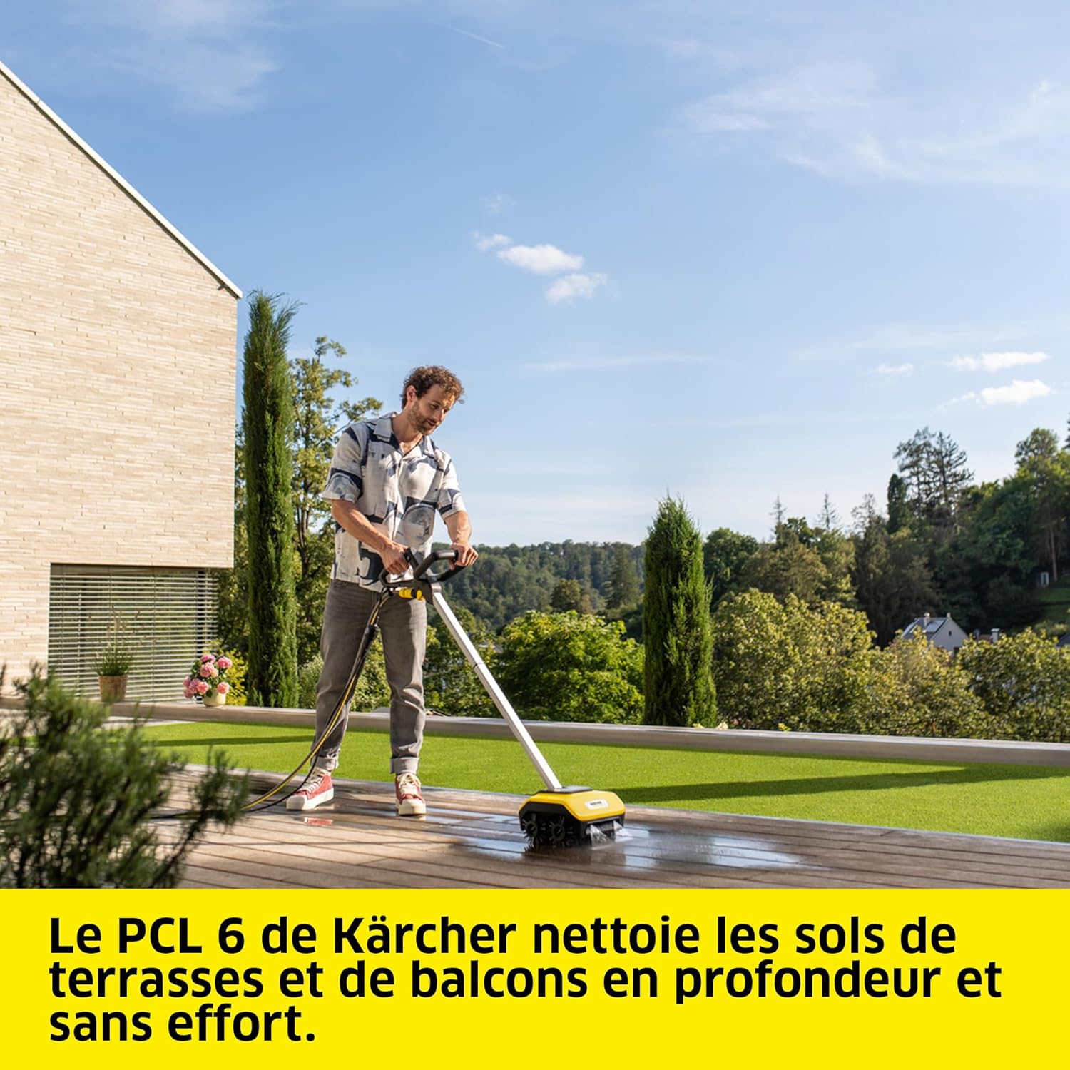 etezen - PCL 6 - 300 mm - nettoyeur terrasse, pression 10 bar, rotation 600-800 TR/Min, PCL6