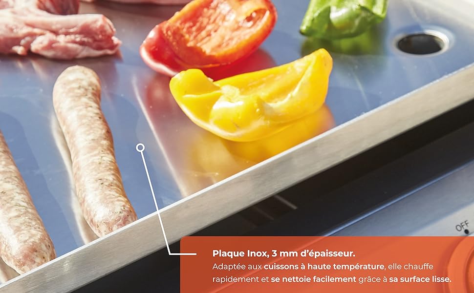 Plancha Cadix 2 Feux etezen