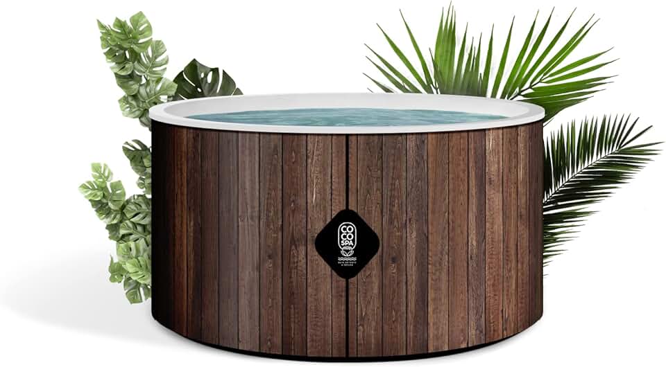 etezen Helsinki Spa Gonflable - 150 cm de diamètre - 800 litres - Moteur 2240 W - 2 à 4 Personnes - Massage 140 Jets