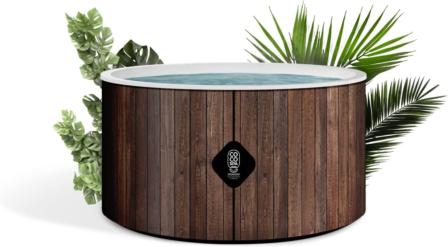 etezen Helsinki Spa Gonflable - 150 cm de diamètre - 800 litres - Moteur 2240 W - 2 à 4 Personnes - Massage 140 Jets