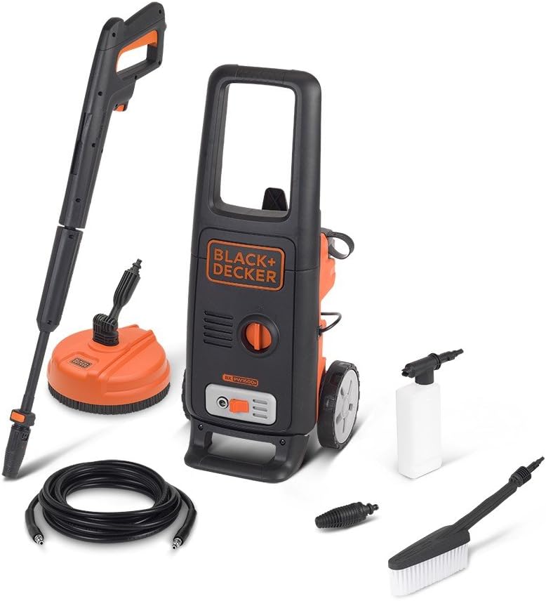 etezen Nettoyeur Haute Pression BXPW1600PE avec Patio Cleaner et Brosse Fixe (1600 W, 125 Bar, 420 l/h)