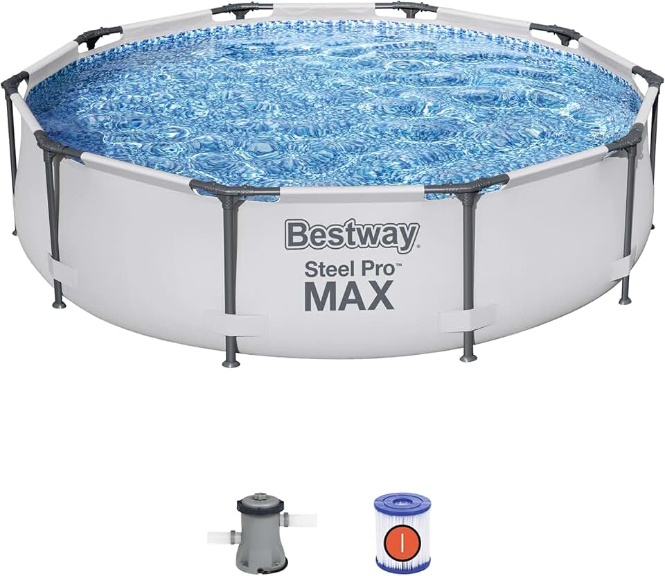 etezen - Steel Pro Max piscine ronde - 305x76 cm - filtre cartouche
