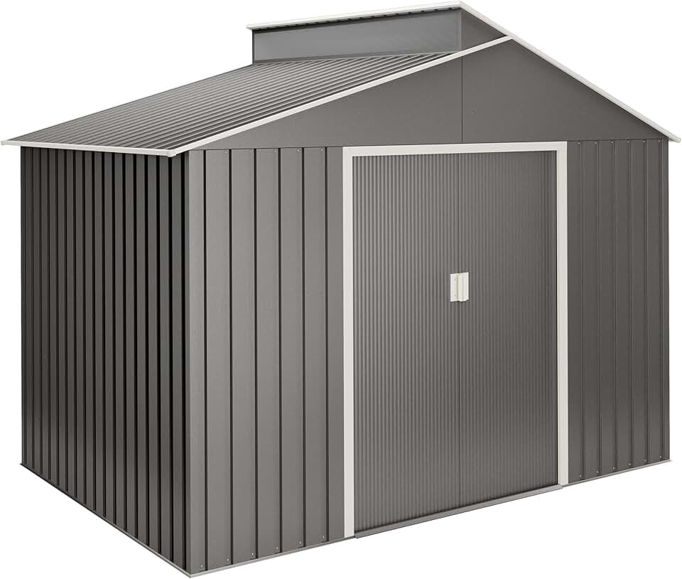 etezen Abri de Jardin en métal Lattsta 5.44 m2 - Garantie 10 Ans - 192x282x222cm