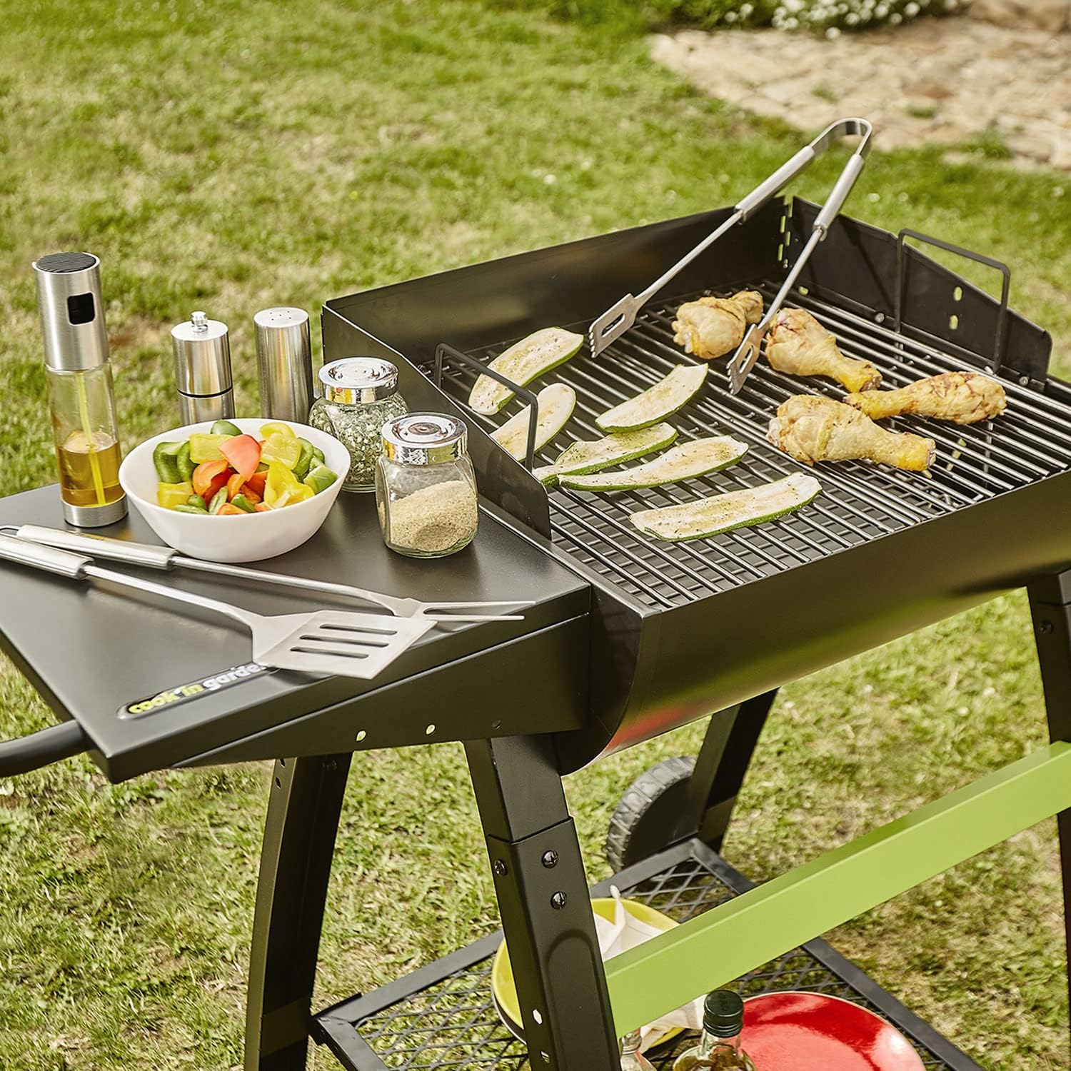 etezen - Barbecue TONINO 50 - acier - ventilation, 4-6 pers.
