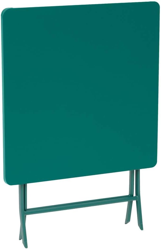 etezen - Greensboro Opale - 2 places - Acier renforcé antirouille, 55x55 cm