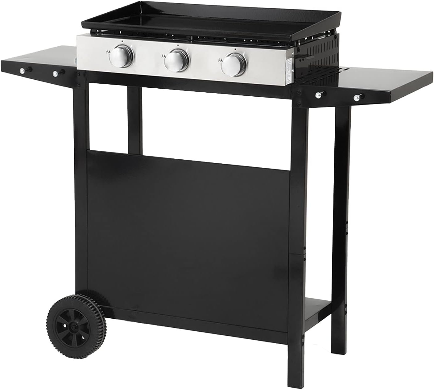 etezen - Plancha Mérida sur chariot 3 brûleurs 6kW 74x33 cm