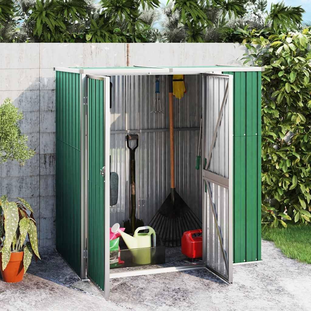 etezen Abri à Outils de Jardin Vert 161x89x161 cm Acier galvanisé, Maison & Jardin, Pelouses & Jardins, Vie en extérieur, Structures extérieures, Cabanes & abris de Jardin, Vert, (Poids 29.62KG)