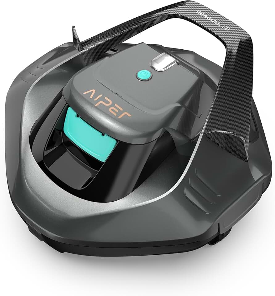 etezen - Robot piscine série autonome - 80 m² - 90 min sans fil, 2 moteurs