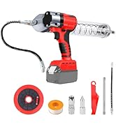 etezen Pompe à graisse sans fil pour Milwaukee M18 18V Batterie - 13000 PSI Electrique Graisse 650ml ...