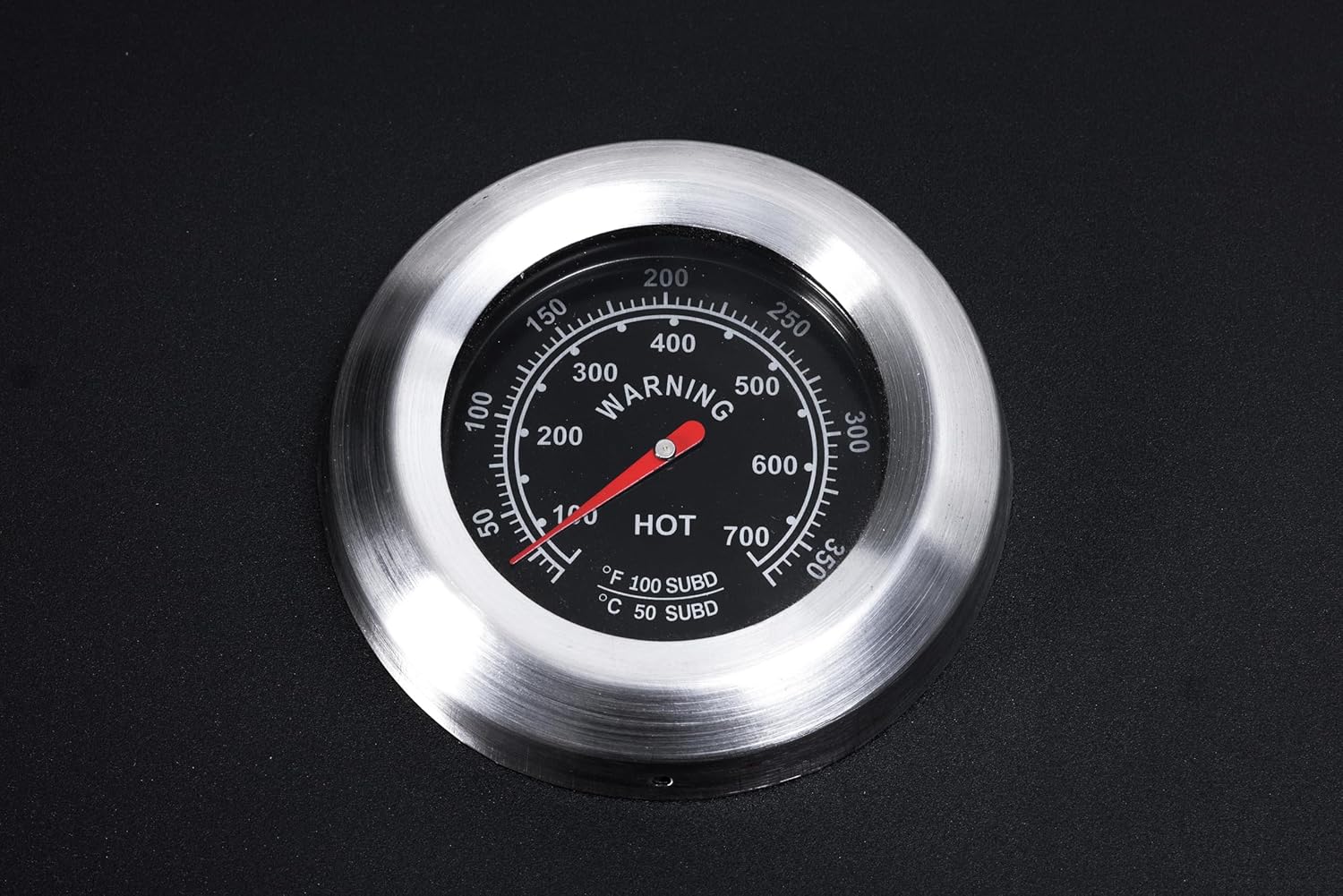 etezen - Memphis - acier, grille, tablette pliable, roulettes, thermomètre, bac à cendres