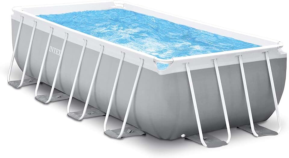 etezen 4M x 2M x 1.22M Prism Frame Rectangular Pool Set