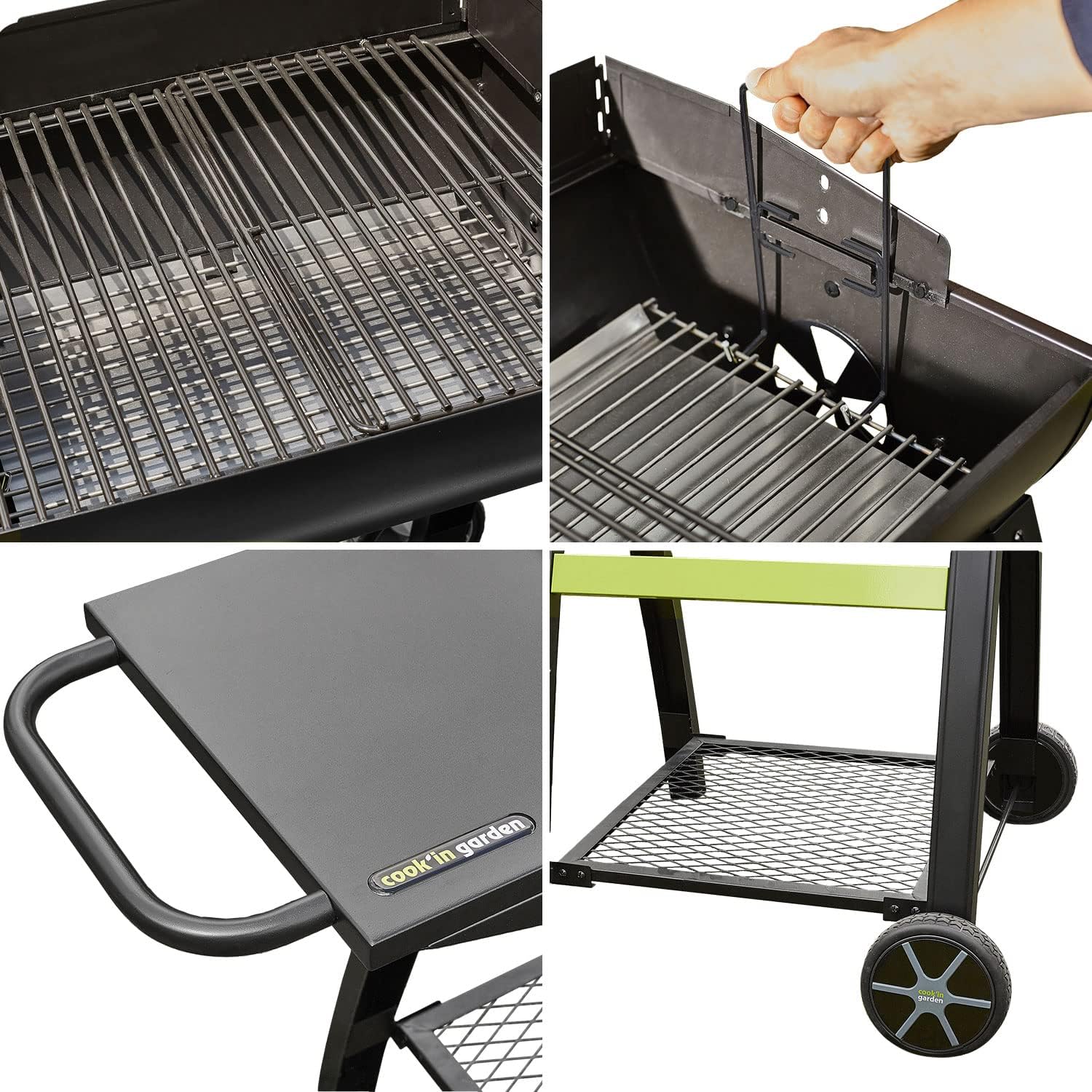 etezen - Barbecue TONINO 50 - acier - ventilation, 4-6 pers.