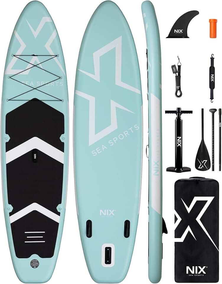 etezen - SUP Allround 335 cm - antidérapant, quille amovible, adulte 159 kg