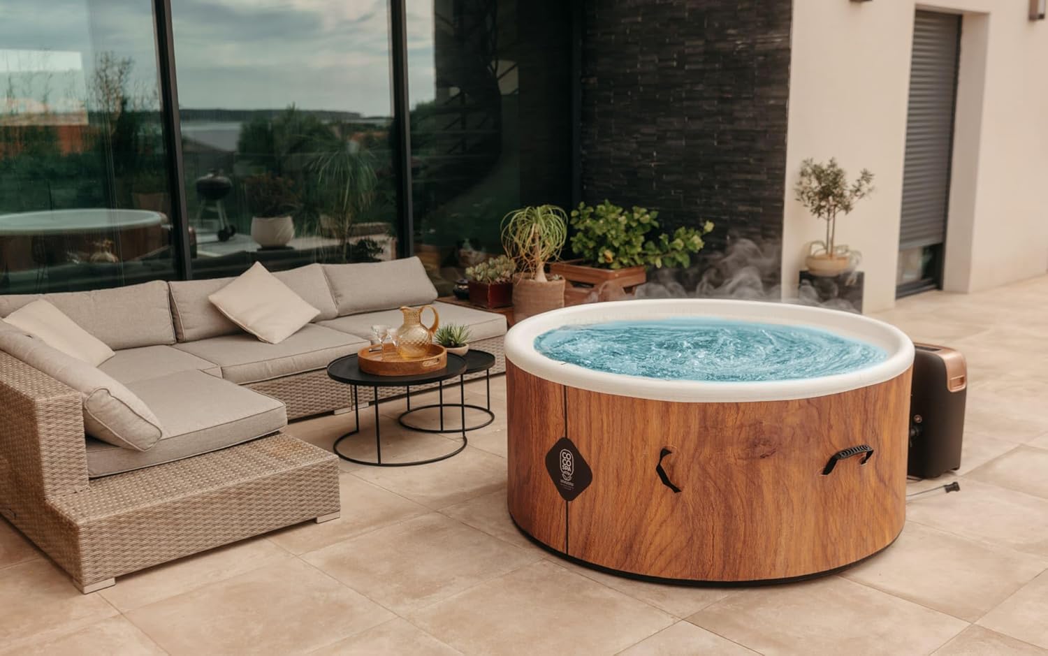etezen - Spa Gonflable 150 cm - 800 L - 140 jets - 2240 W