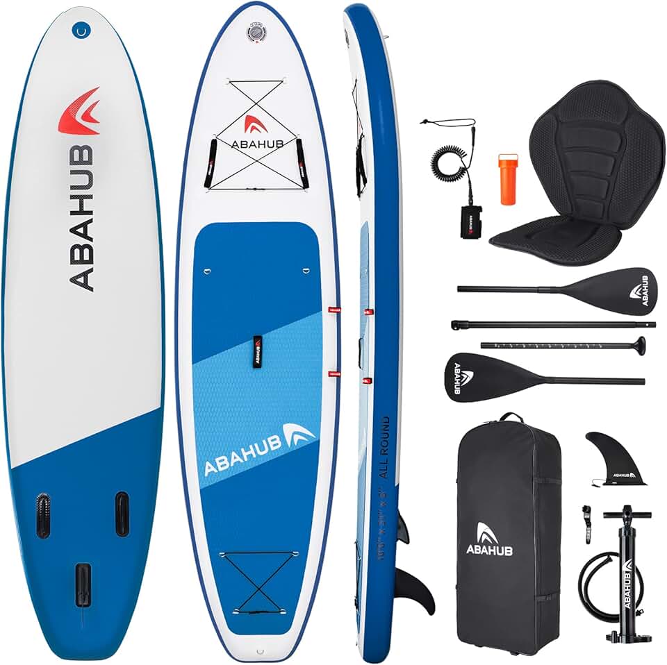 etezen - Paddle gonflable adulte avec siège - 320x78/84x15cm - pagaie alu réglable, pack SUP