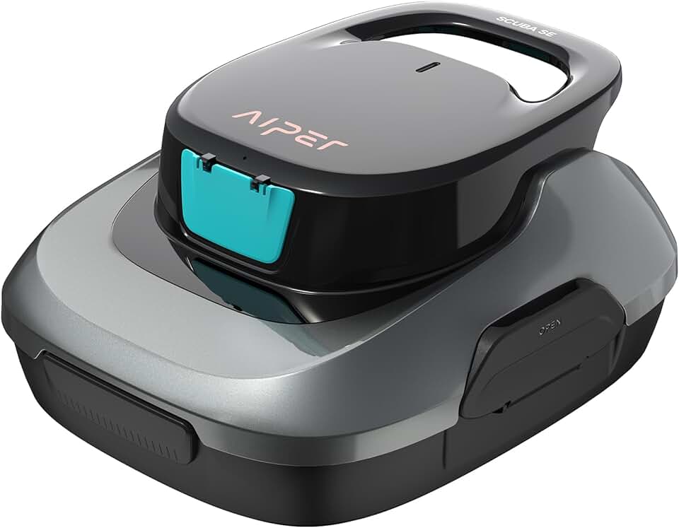 etezen - Scuba SE - dimensions compactes - aspirateur piscine sans fil, autonomie 90min, auto-stationnement