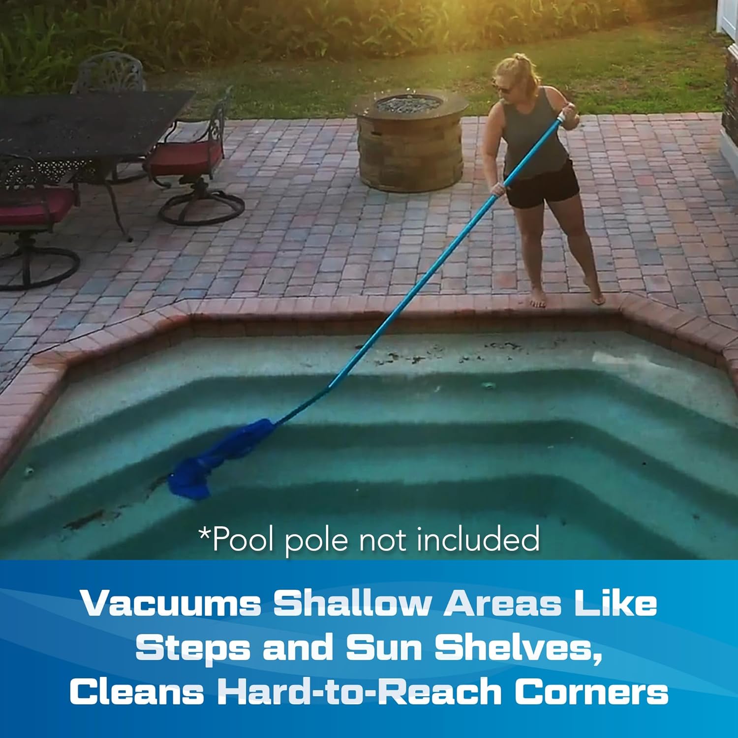 Water Tech etezen Max Li Aspirateur de piscine, aspirateur de piscine sans fil avec moteur P30, aspirateur à main pour piscine et spa