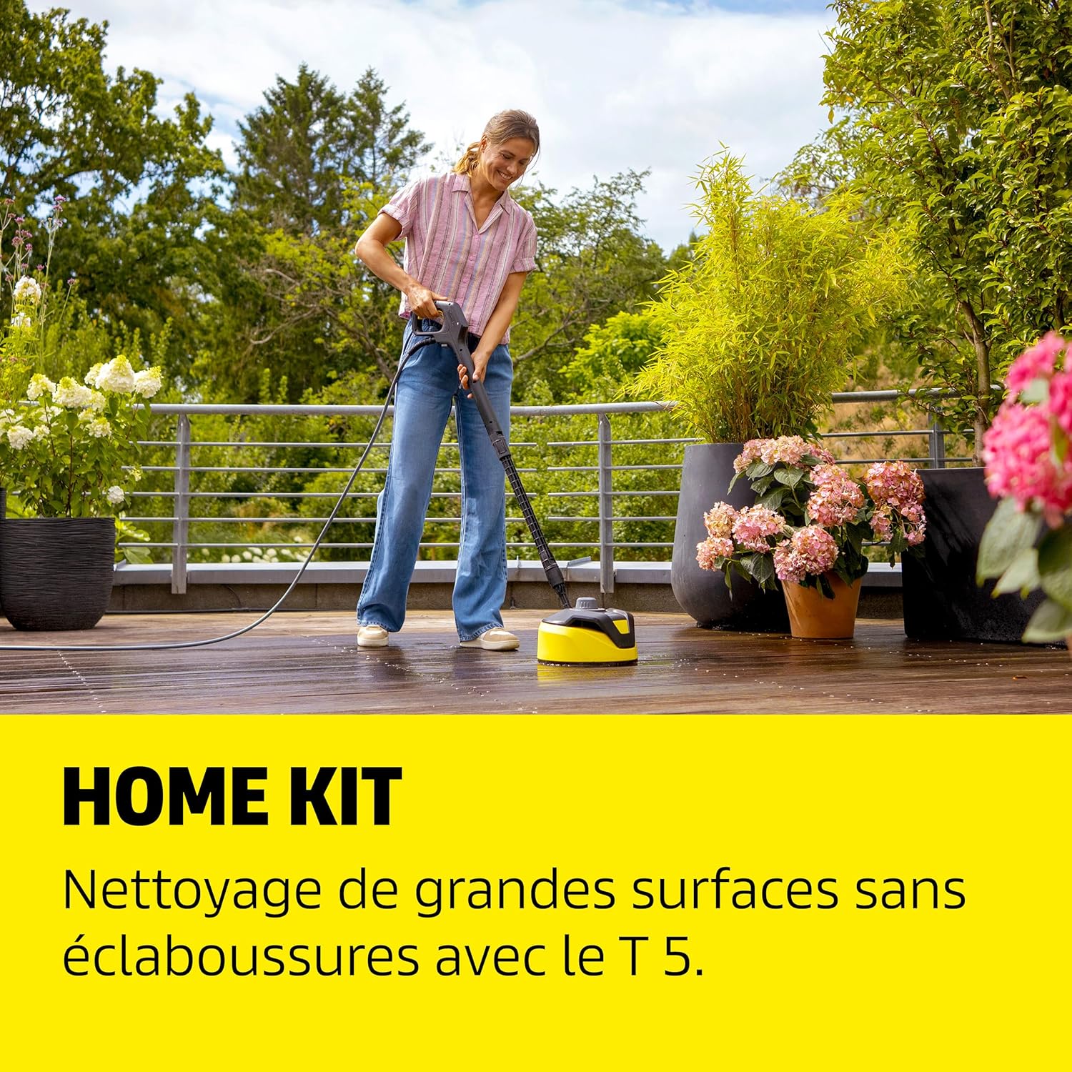 etezen - K 4 Comfort Premium Home - 130 bar, 420 l/h, 30 m²/h, enrouleur, 4 jets