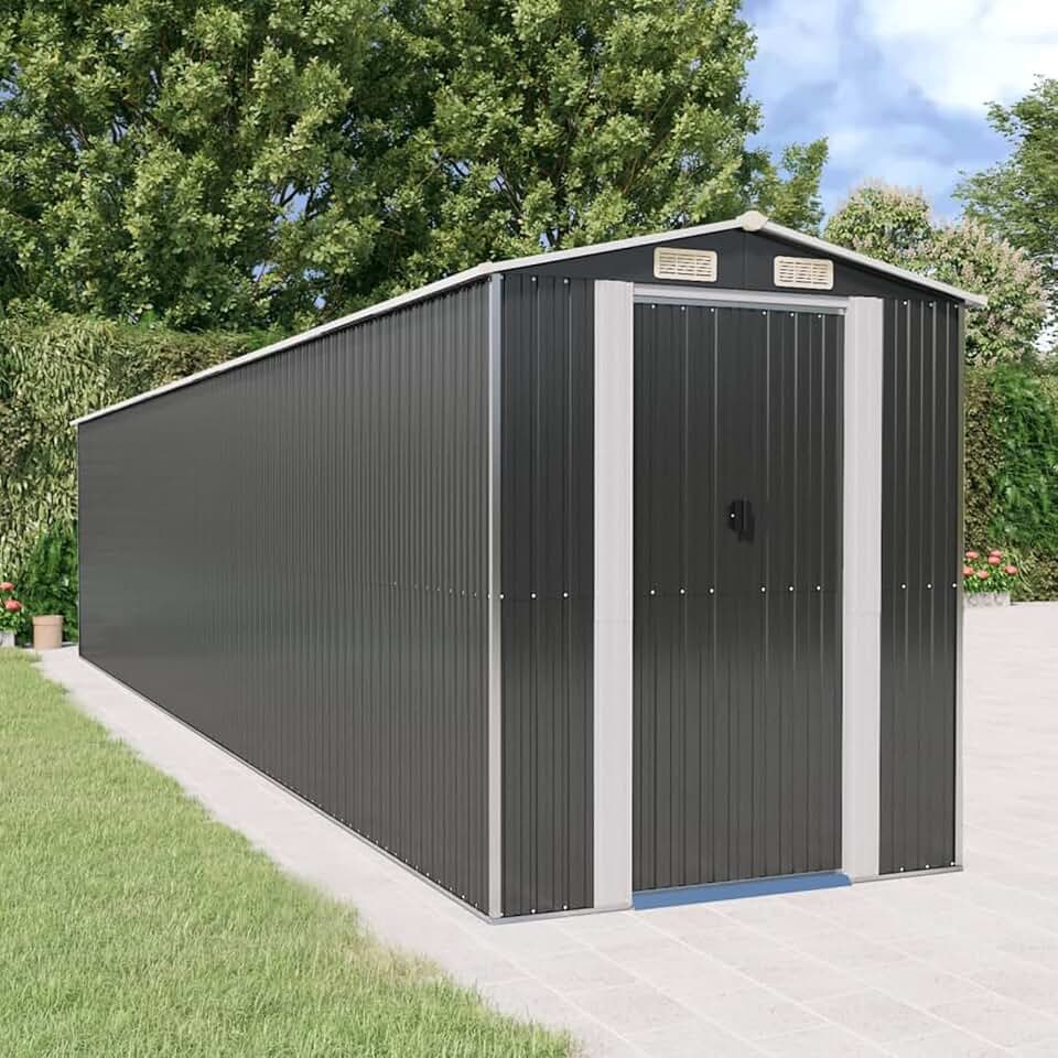 etezen - abri de jardin extérieur acier galvanisé, 192x938x223 cm