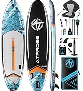 etezen Planche de paddle gonflable 350 x 89 x 15 cm, 200 kg Extra Wide Stand Up Paddle pour adultes avec
