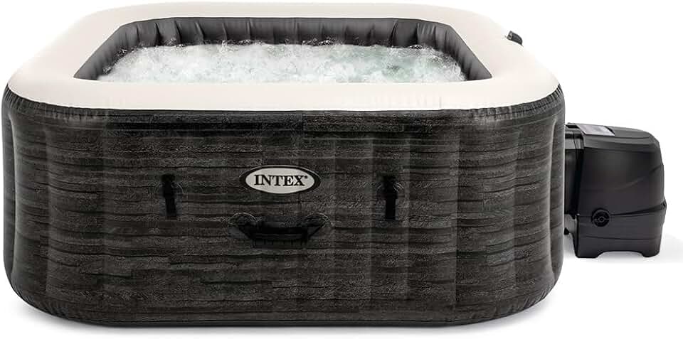 etezen - Pure Spa Bulles 6 places - spa gonflable gris ardoise - 28452EX
