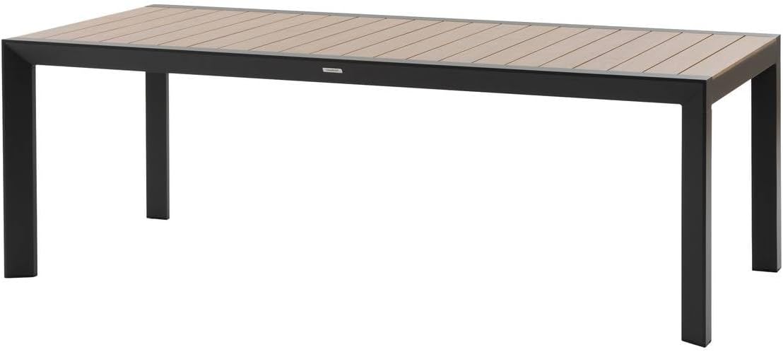 etezen - Évasion Honey et Graphite - 8 places - aluminium et effet bois