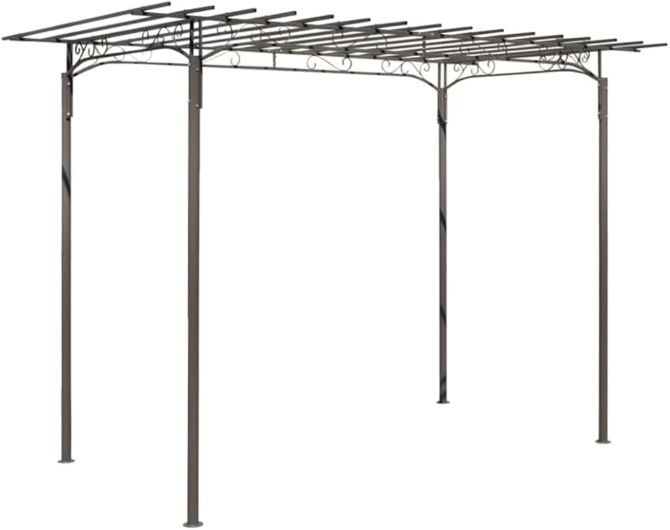 etezen - tonnelle jardin acier - 3x6 m - chapiteau réception robuste