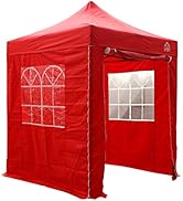 etezen Tonnelle étanche 2 x 2 m Rouge