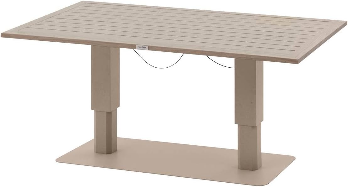 etezen - Salimia relevable 150x80x69cm aluminium argile lin