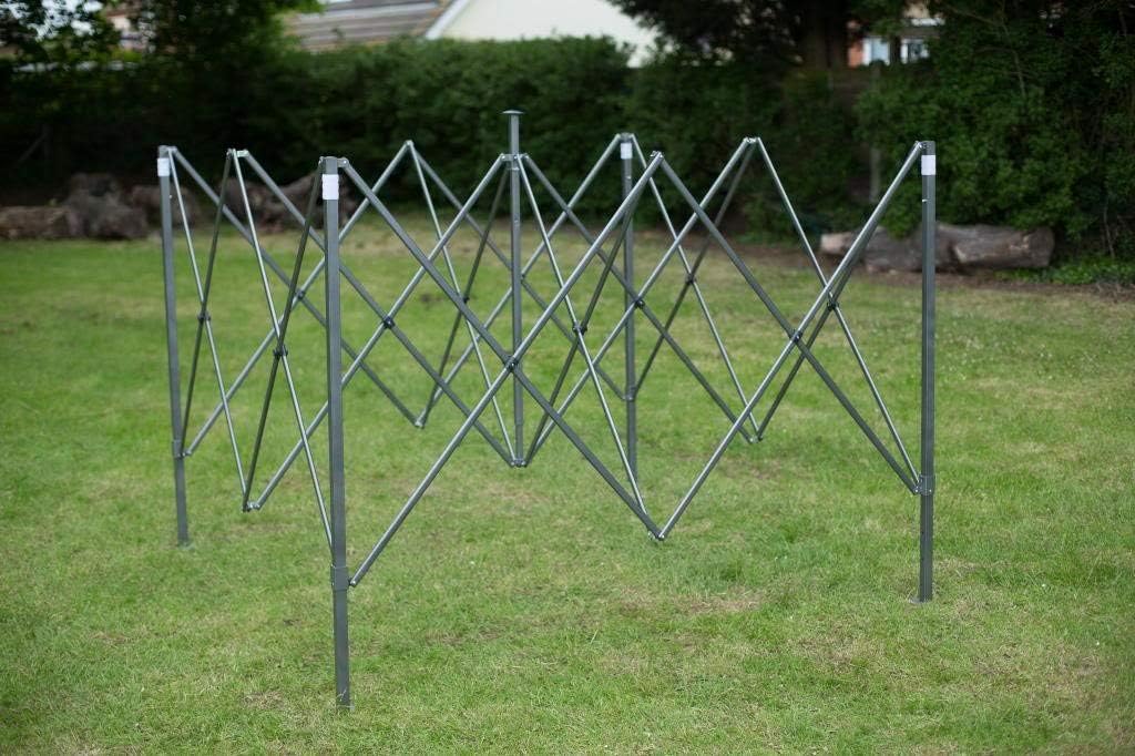 etezen - Tonnelle pliante série standard - 3x3m - robuste, étanche, accessoires inclus
